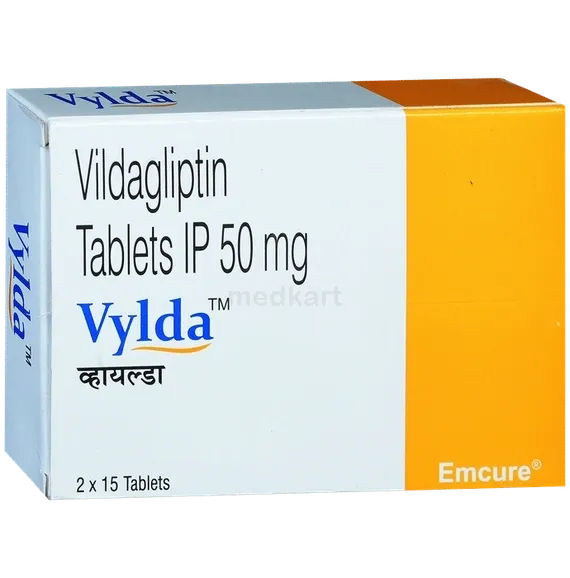 vylda 50mg tablet 15's